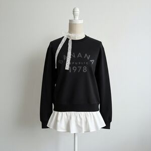 Banana Republic Black Sweatshirt Regular Fit